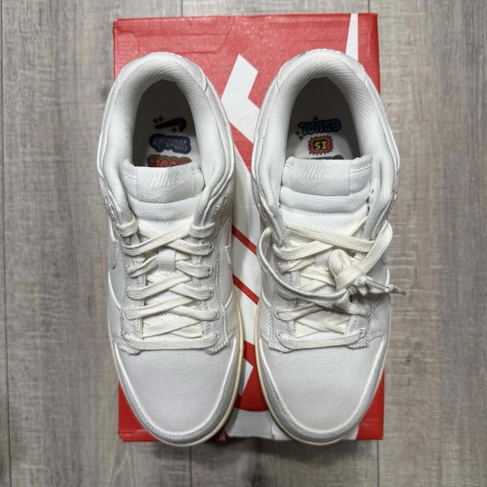 Nike Dunk SE Sail Ivory Low The Future is Equal FD0868 133 Size 9 Women - Picture 3 of 8